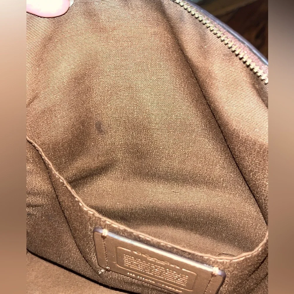 EUC Coach Small Kelsey Satchel (F28993) in Brown Pebbled Leather